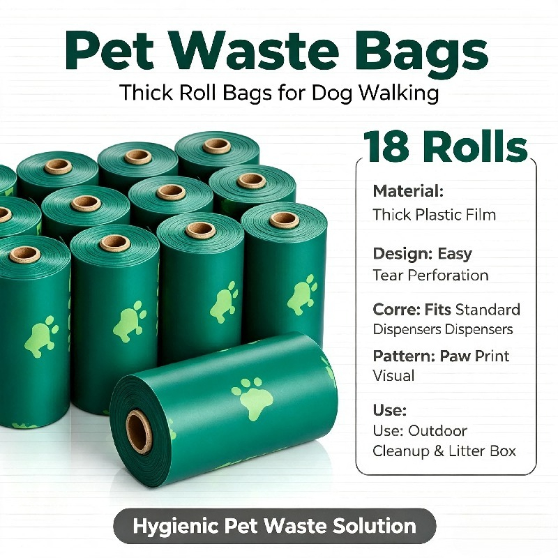 18 rolek worków na psie odchod – Biodegradable Bin Liner recenzja i cena